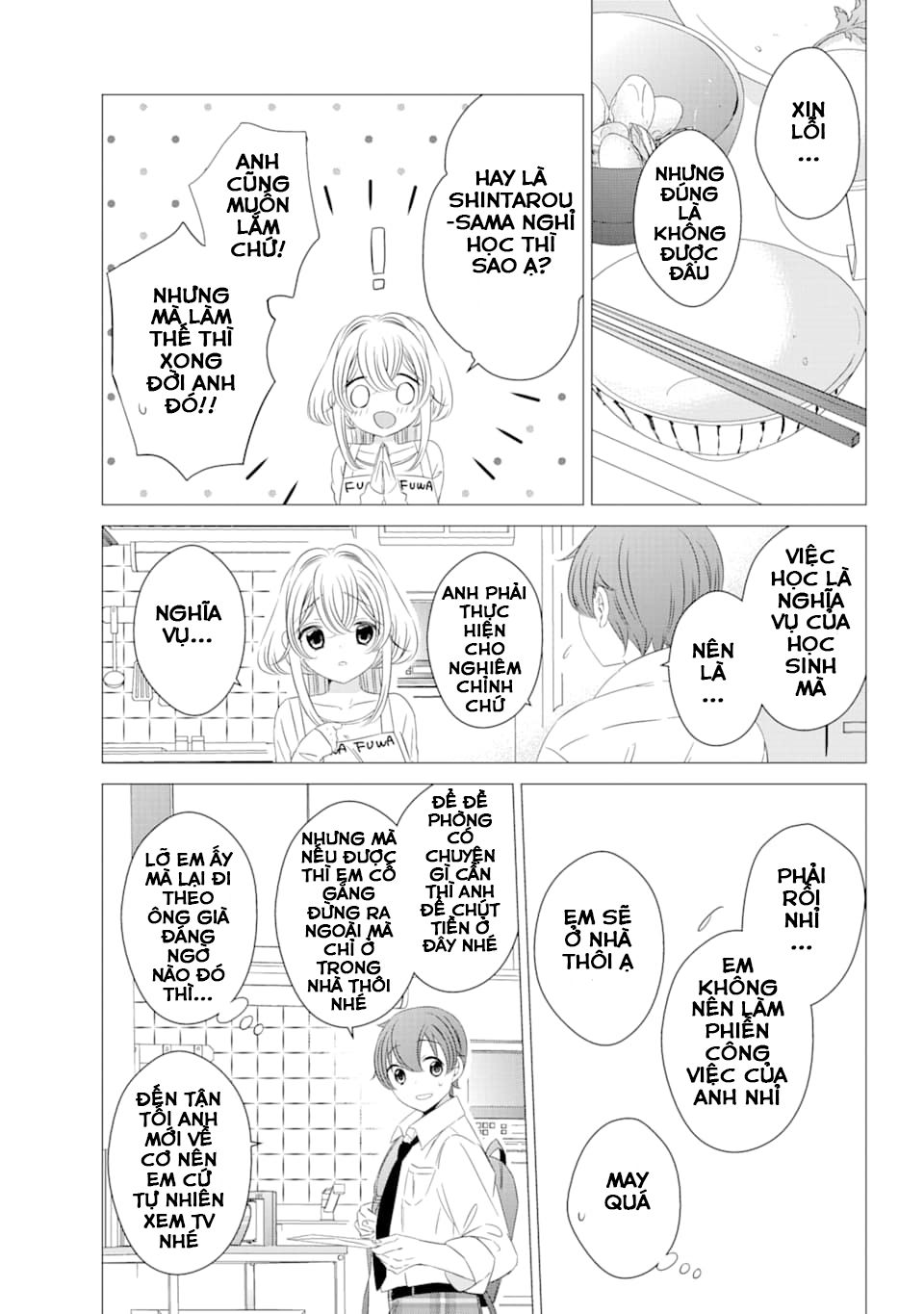 One Room, Hiatari Futsuu, Tenshi Tsuki Chap 3 - Next Chap 4