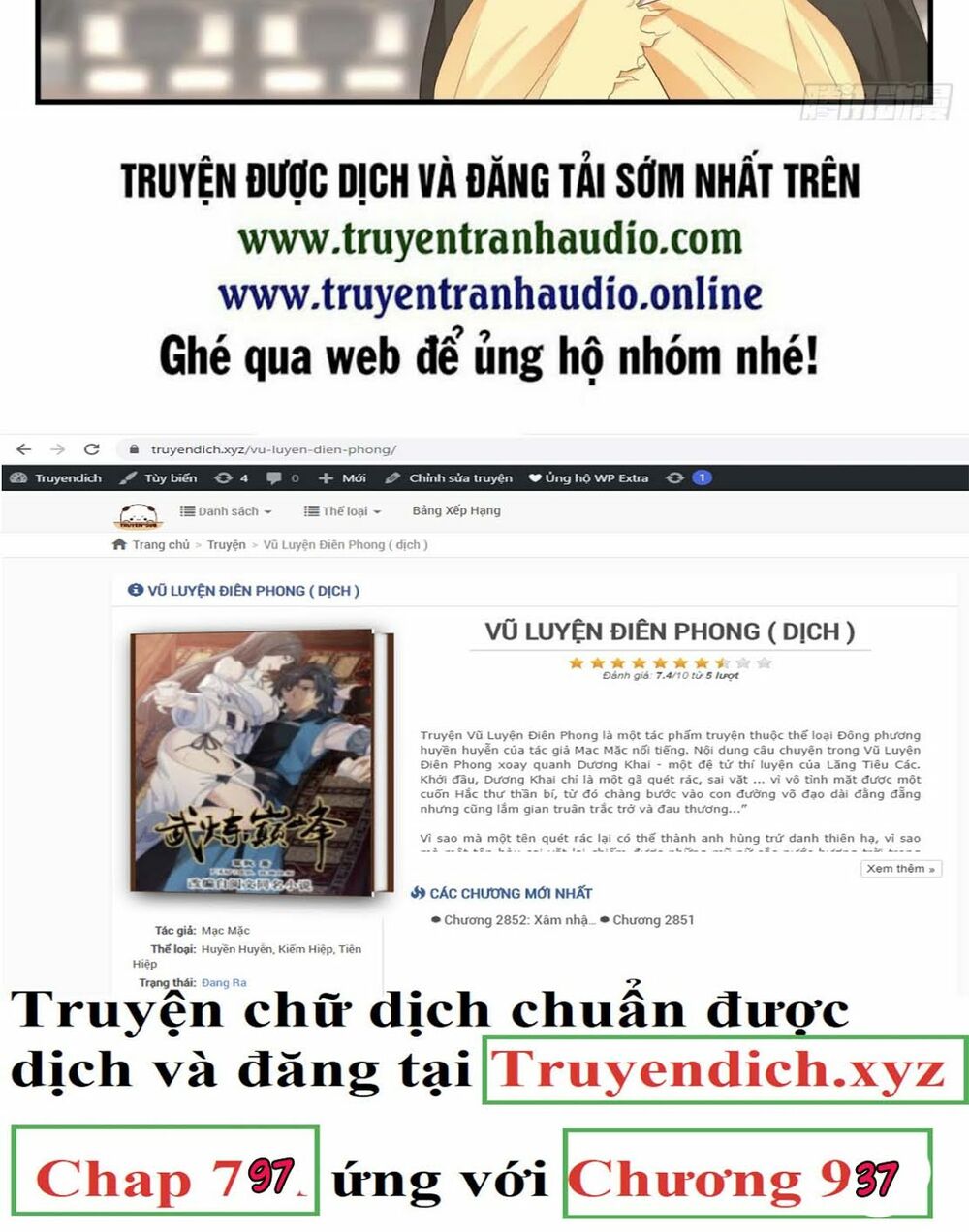 Võ Luyện Đỉnh Phong Chap 797 - Next Chap 798