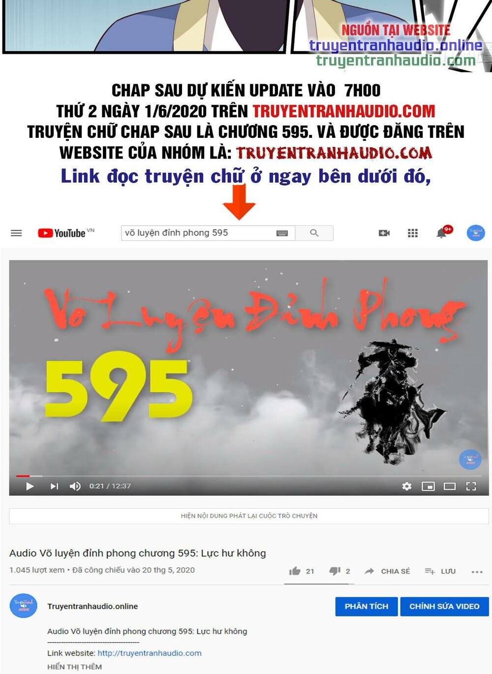 Võ Luyện Đỉnh Phong Chap 562 - Next Chap 563