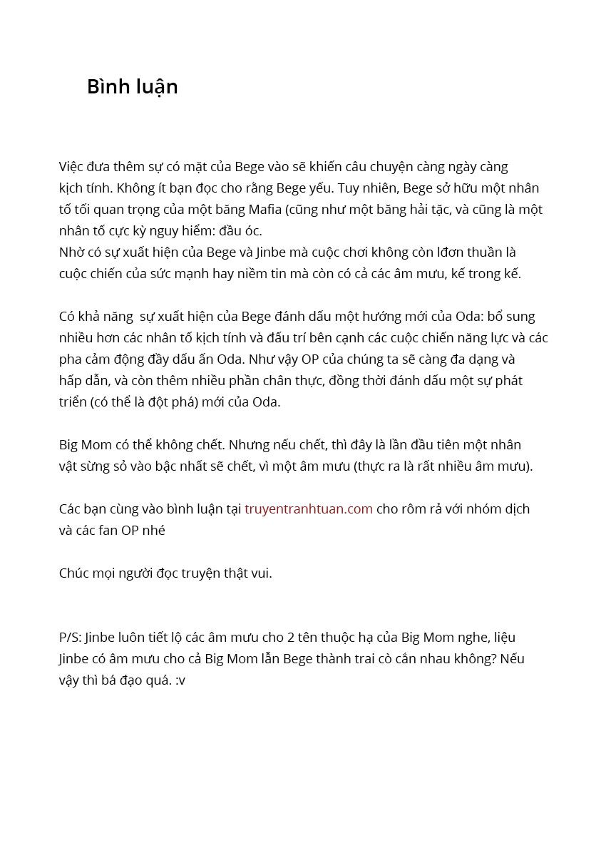 Đảo Hải Tặc Chap 857 - Next Chap 858