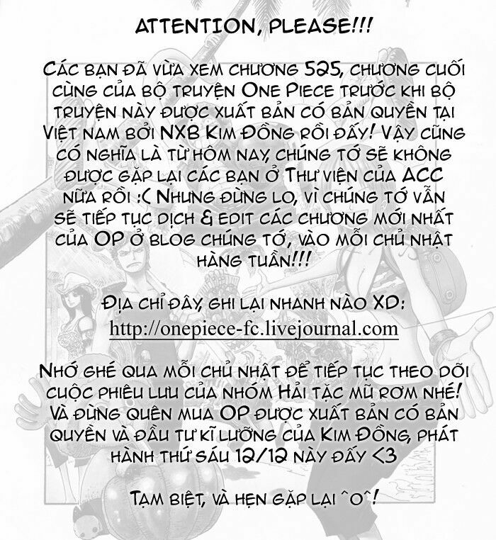 Đảo Hải Tặc Chap 525 - Next Chap 526