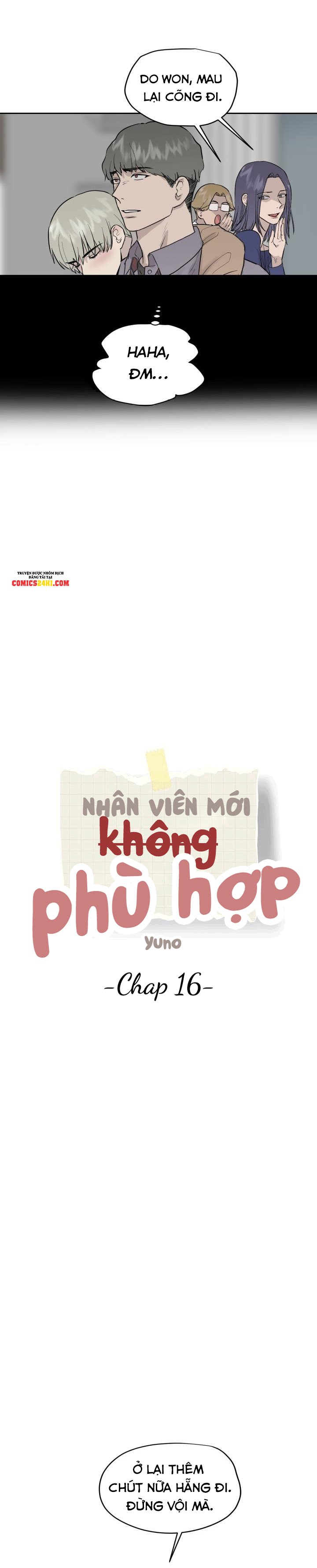 Nhân Viên Mới Không Phù Hợp Chap 16 - Next Chap 17