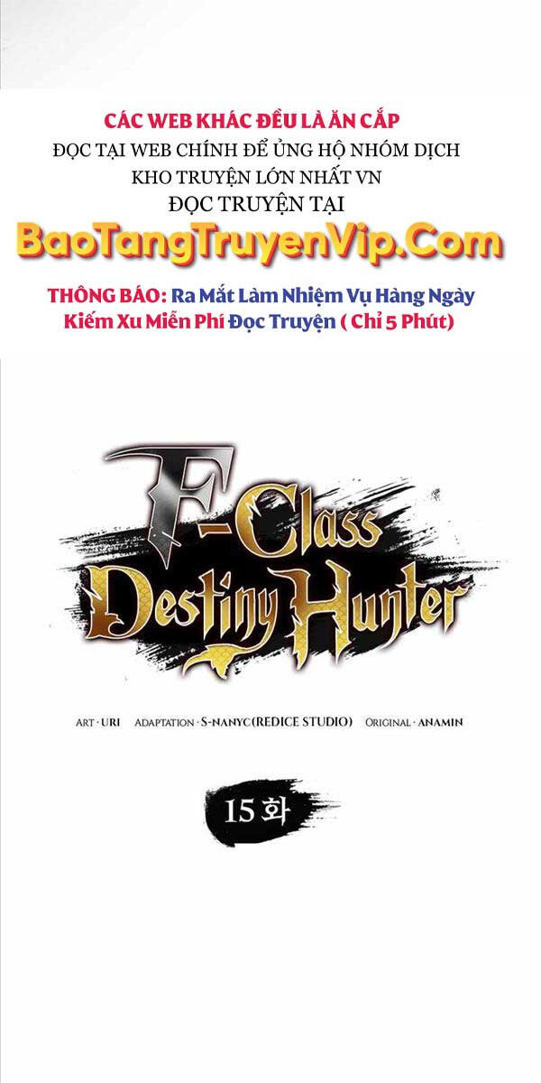 Thợ Săn Số Mệnh Cấp F Chap 15 - Next Chap 16