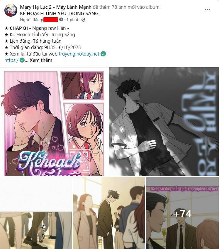 Tình Yêu Trong Sáng Chap 81.1 - Next Chap 82.1