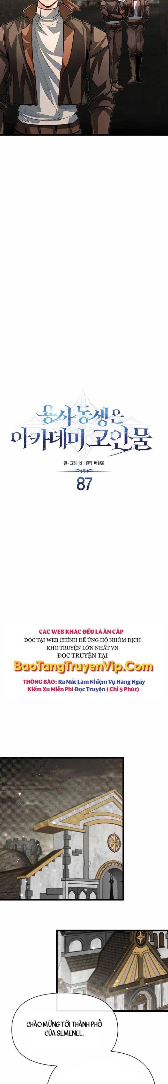 Anh Trai Anh Hùng Là Người Đã Chết Trong Học Viện Chap 87 - Next Chap 88