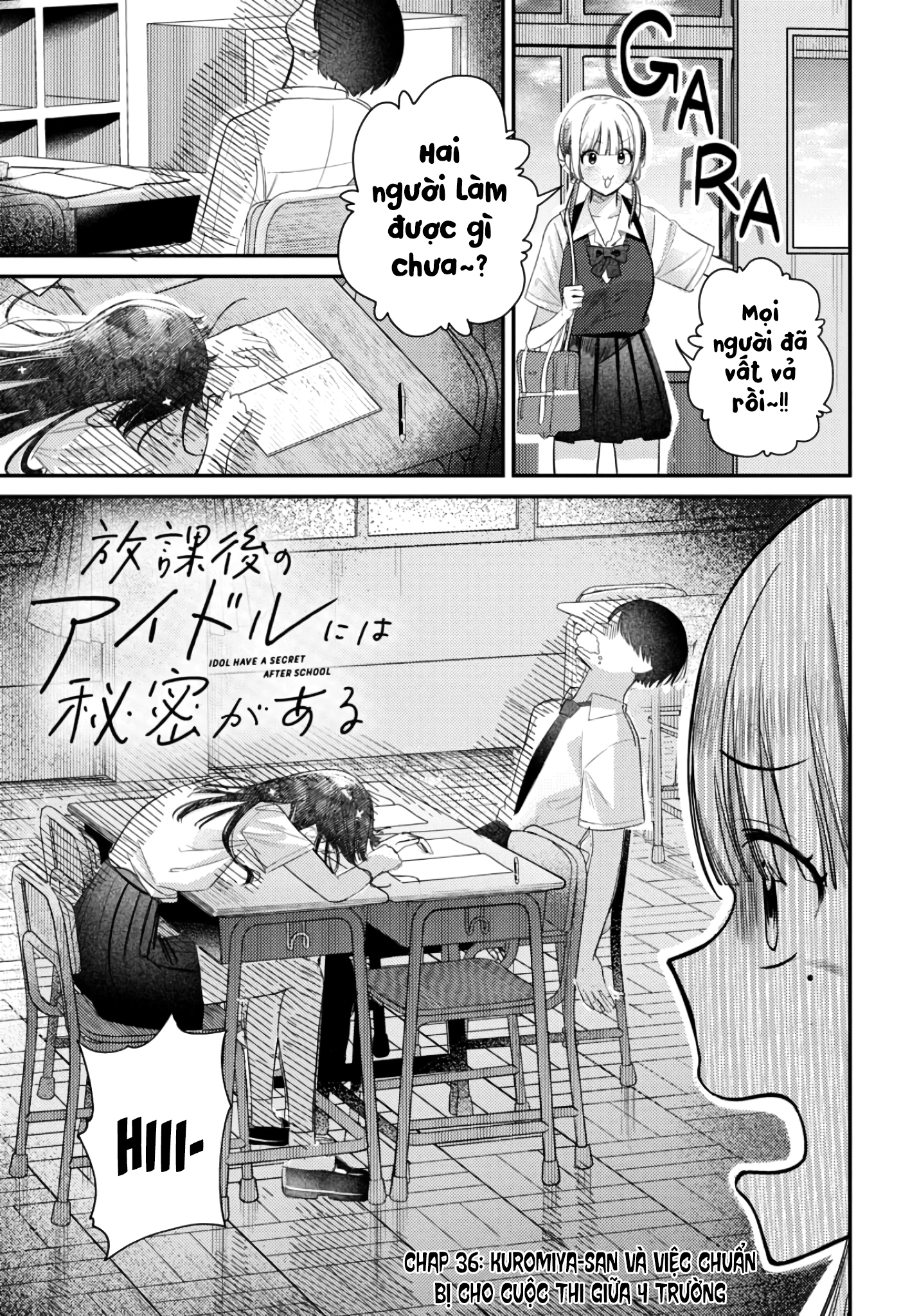 Bí Mật Của Idol, Sau Giờ Học Chap 36 - Next Chap 37
