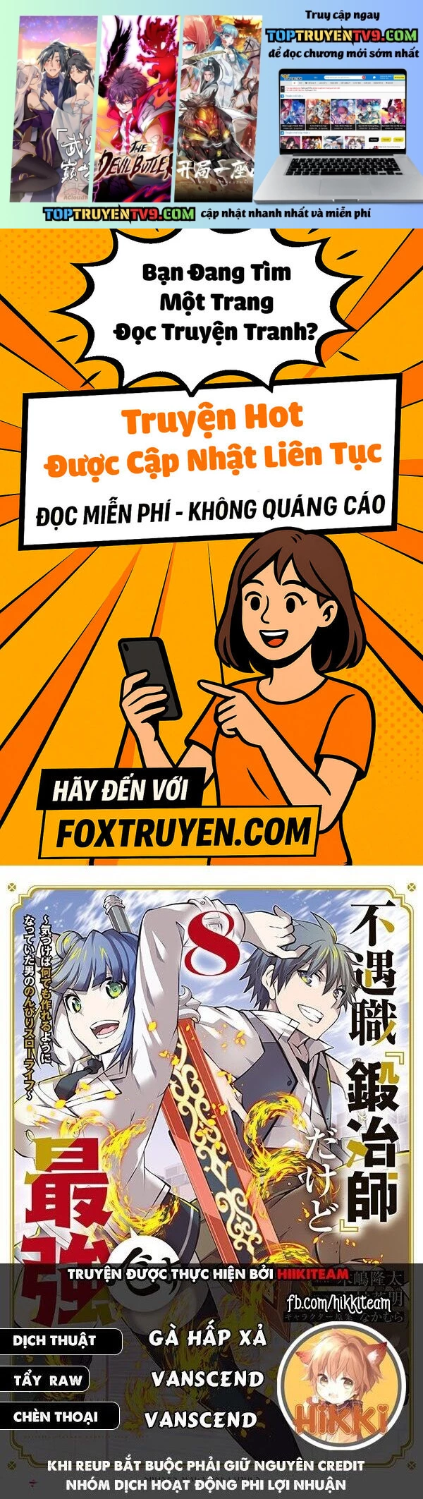 Từ Chức Nghiệp Yếu Nhất Trở Thành '' Thợ Rèn'' Mạnh Nhất Chap 114 - Next Chap 115