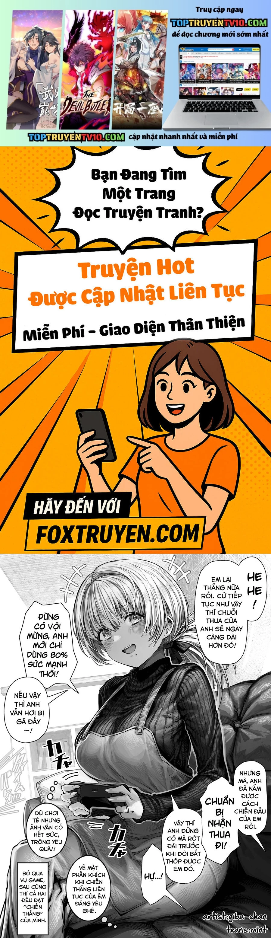 Cuộc Sống Thường Nhật Cùng Cô Vợ Đảm Đang Của Tôi Chap 9 - Next Chap 10