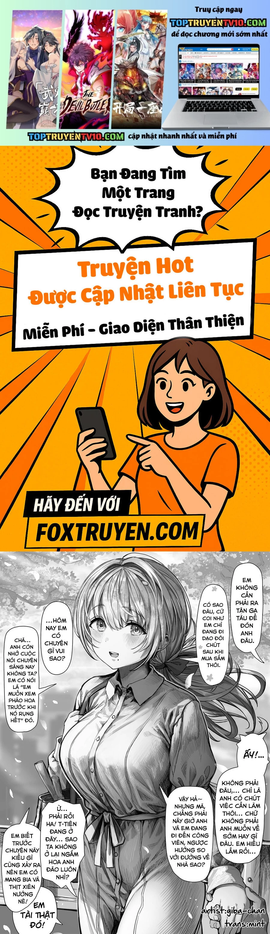 Cuộc Sống Thường Nhật Cùng Cô Vợ Đảm Đang Của Tôi Chap 10 - Next Chap 11