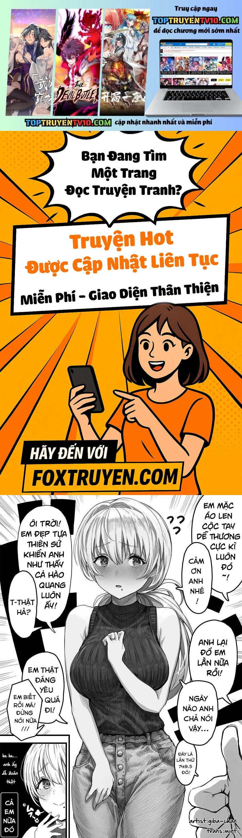 Cuộc Sống Thường Nhật Cùng Cô Vợ Đảm Đang Của Tôi Chap 18 - Next Chap 19