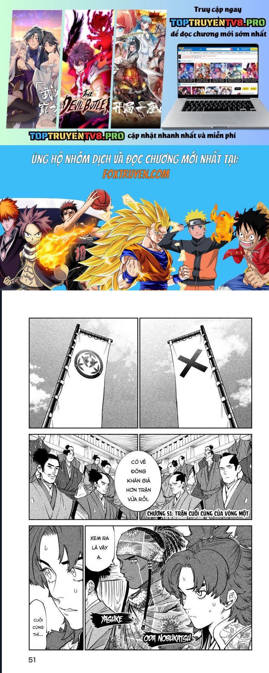 Tenkaichi - Thiên Hạ Đệ Nhất Võ Sĩ Đại Hội Chap 51 - Next Chap 52