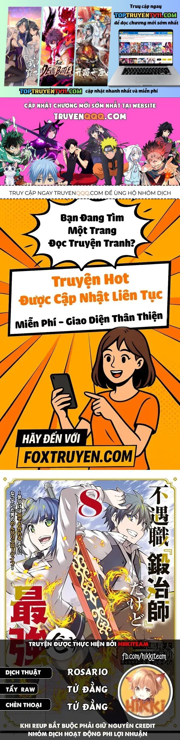 Từ Chức Nghiệp Yếu Nhất Trở Thành '' Thợ Rèn'' Mạnh Nhất Chap 120 - Next Chap 121