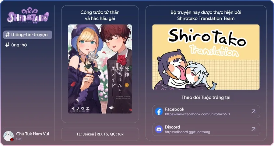 Shinigami Bocchan To Kuro Maid Chap 222 - Next Chap 223