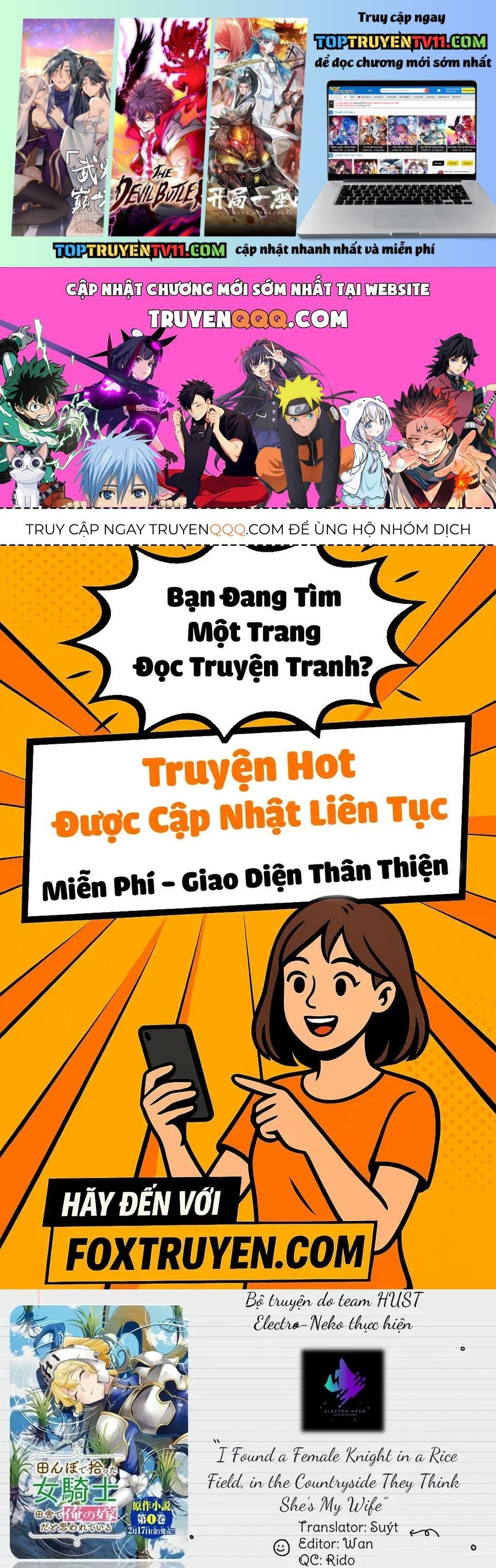 I Found A Female Knight In A Rice Field, In The Countryside They Think She’s My Wife Chap 42 - Next Chap 43