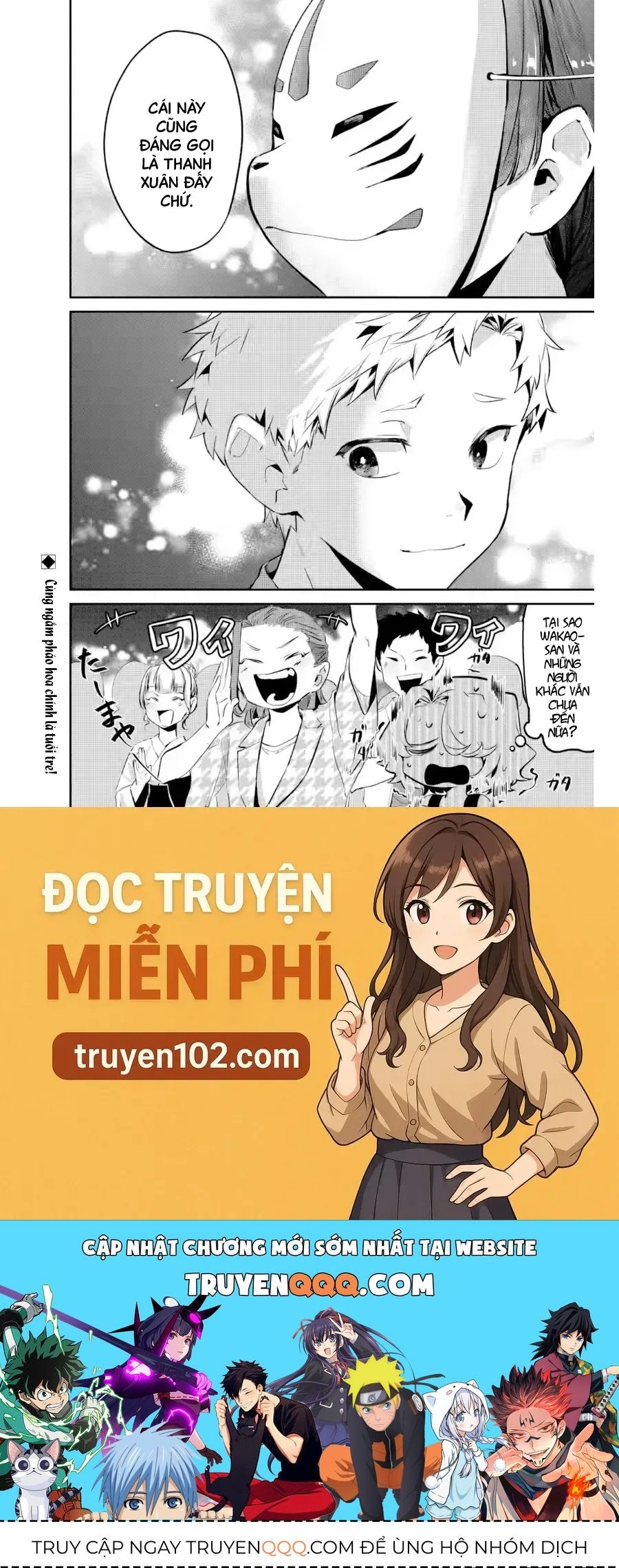 Cô Bạn Wakao-San Bàn Bên Có Vẻ Nhìn Thấy Gương Mặt Của Tôi Nhưng Tôi Thì Không Chap 20 - Next Chap 21