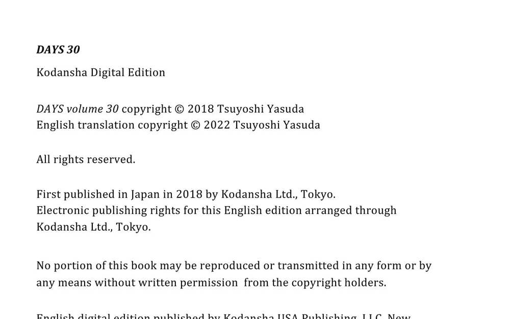 Days Chap 268 - Next Chap 269