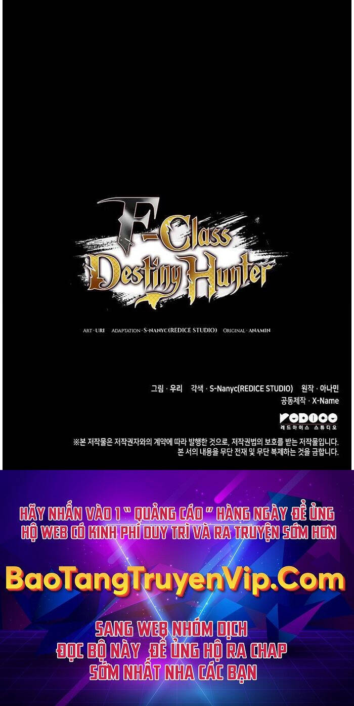 Thợ Săn Số Mệnh Cấp F Chap 57 - Next Chap 58