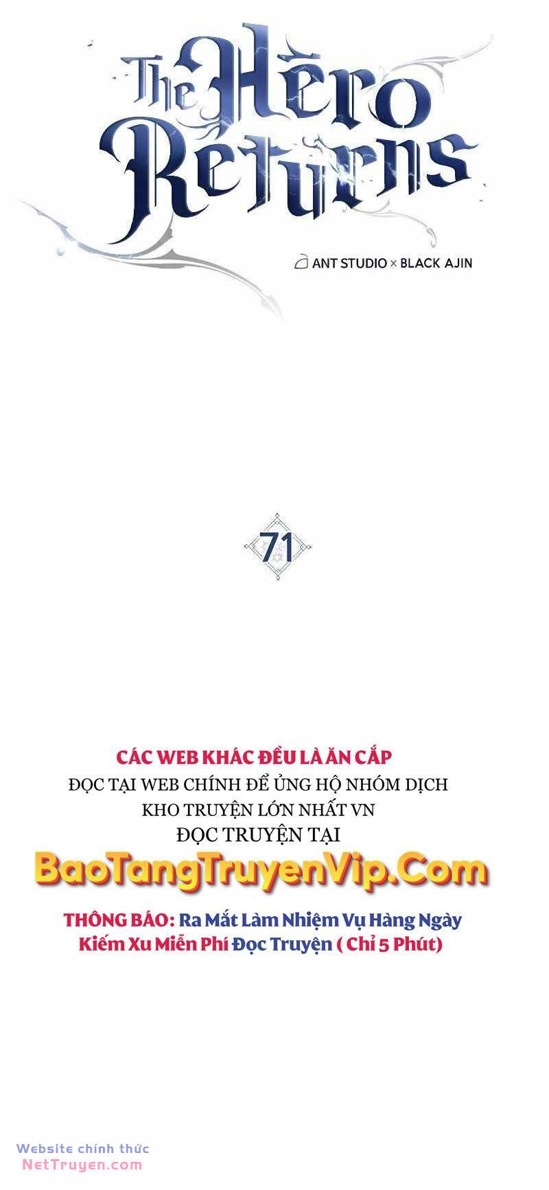 Anh Hùng Trở Lại Chap 71 - Next Chap 72