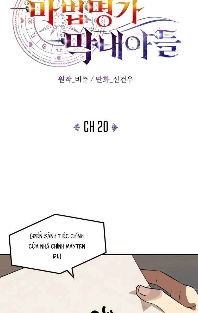 Con Trai Út Của Đại Pháp Sư Lừng Danh Chap 20 - Next Chap 21