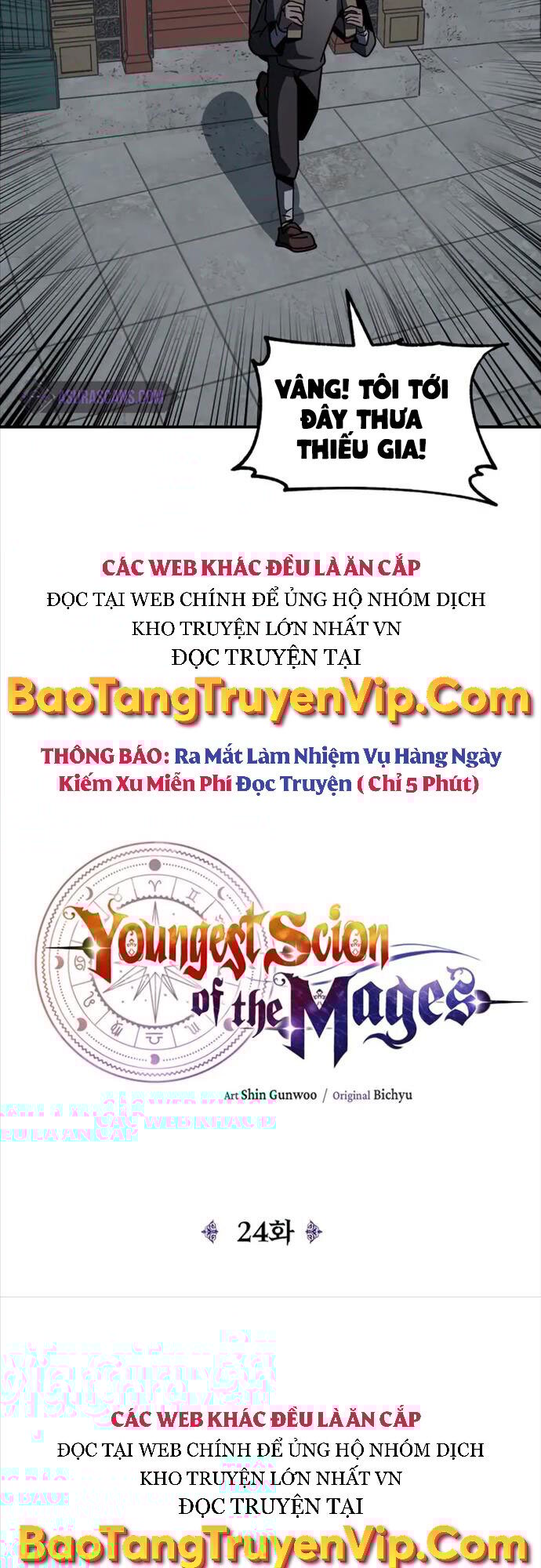 Con Trai Út Của Đại Pháp Sư Lừng Danh Chap 24 - Next Chap 25