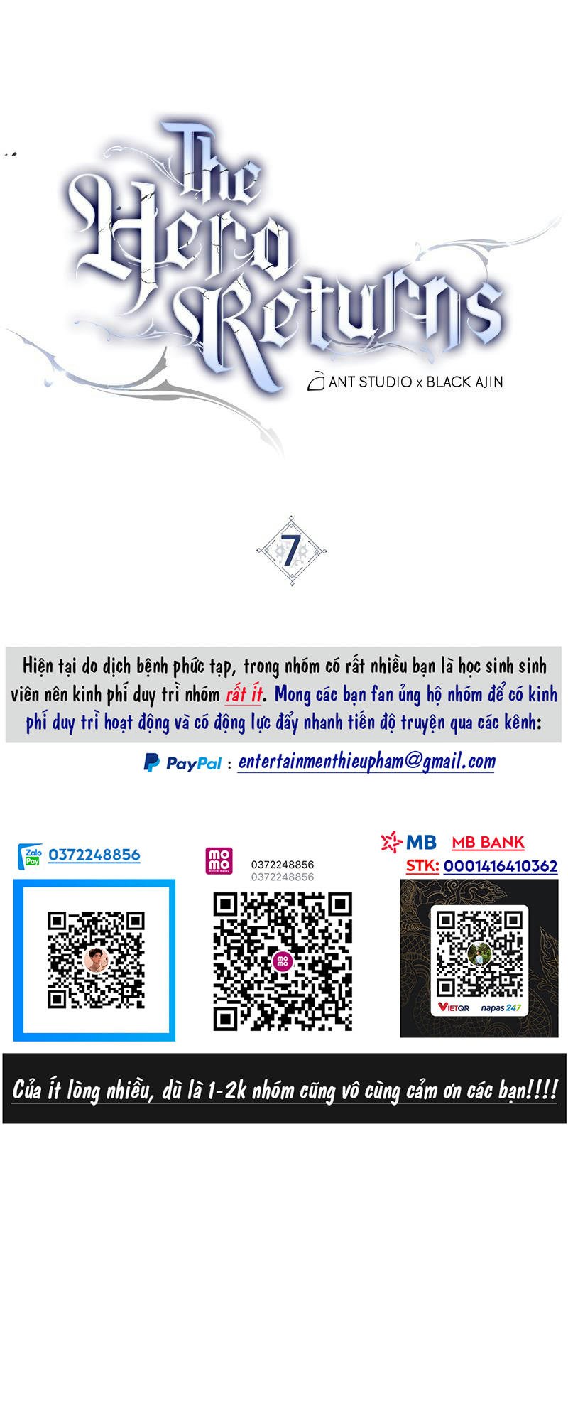 Anh Hùng Trở Lại Chap 7 - Next Chap 8